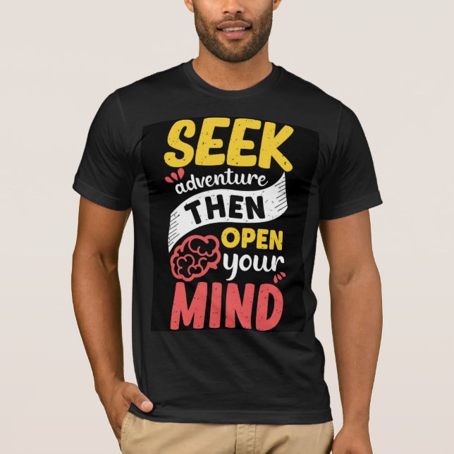 SEEK ADENTURE T-Shirt (Framsida)
