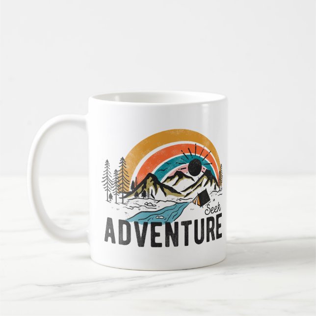 Seek Äventyr Mountain Camping Kaffemugg (Vänster)