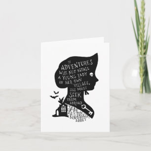 Seek Äventyr Northanger Abbey Quote Kort