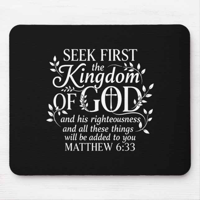 Seek First The Kingdom Of God Matthew 6_33 Christi Musmatta (Framsidan)