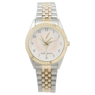 Seek Grace – Watercolour Wheat Serenity Watch Armbandsur