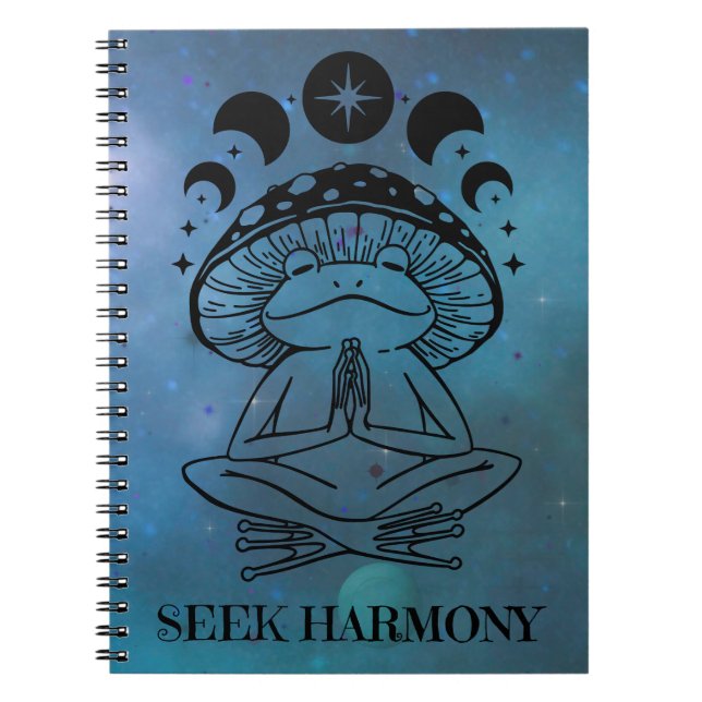 Seek Harmony Yoga Anteckningsbok (Framsidan)