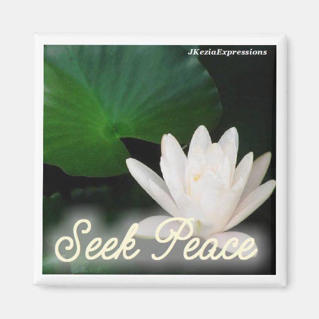 Seek Peace Magnet (Framsidan)