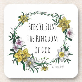 Seek Ye First the Kingdom Coaster Underlägg