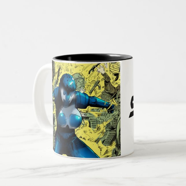 Seeker V2 kaffe mugg (Framsida vänster)