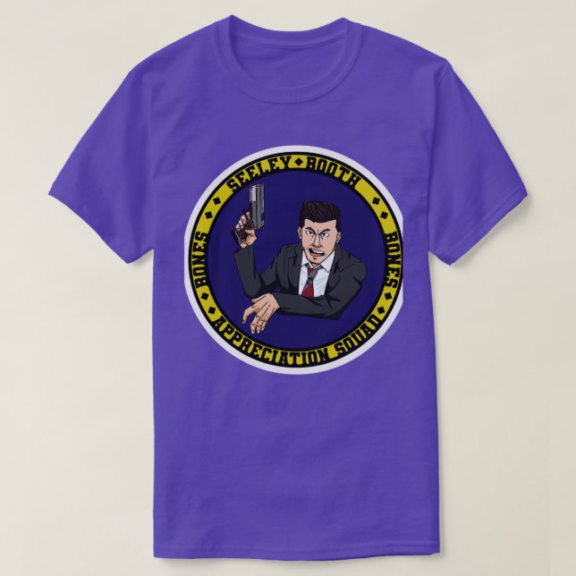Seeley Booth-avkännande kvadrat 2 T Shirt (Design framsida)