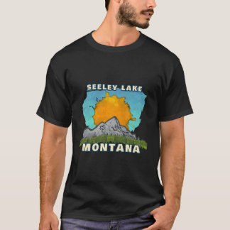 Seeley Sjö Montana Mountain Sol Scenery T Shirt