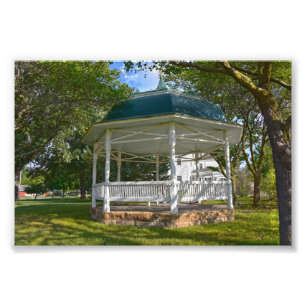 Seelye House Gazebo, Abilene, Kansas Fototryck