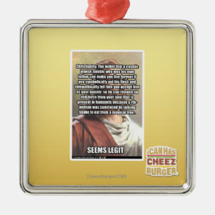 Seems Legit Julgransprydnad Metall