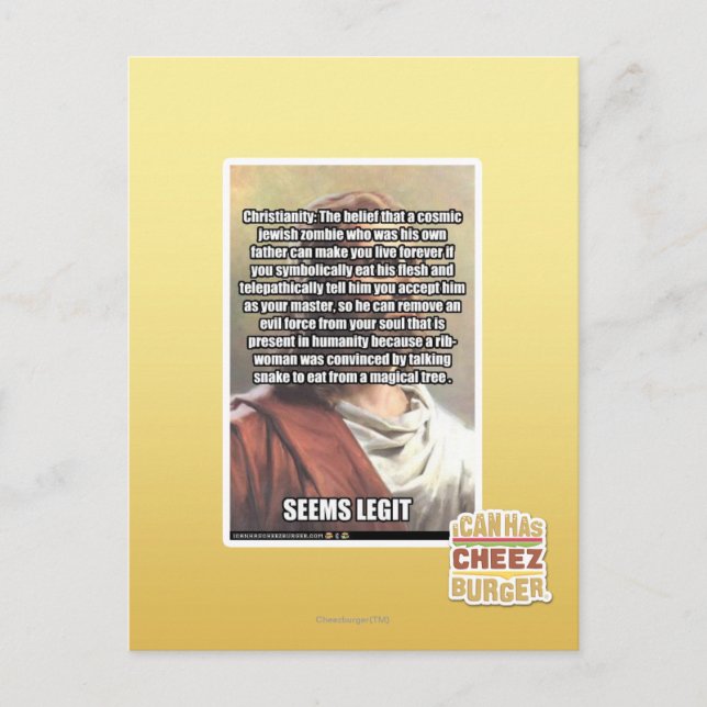 Seems Legit Vykort (Framsida)