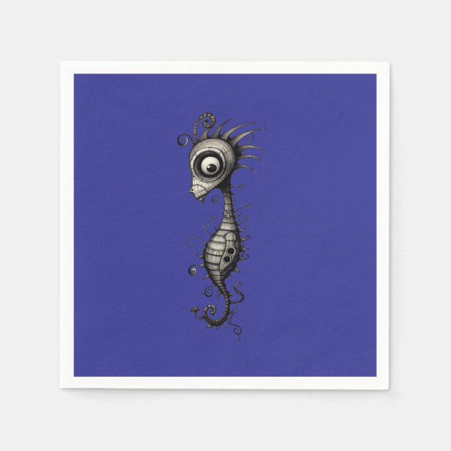 Seepferd seahorse pappersservett (Framsidan)