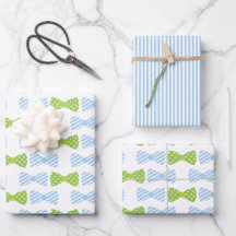 Seersucker Bow Tie Gift Wrap Lakan