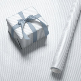Seersucker effekt blå rand klassisk preppy presentpapper