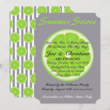 Seersucker & Lime Fiesta Cocktail Party-inbjudan