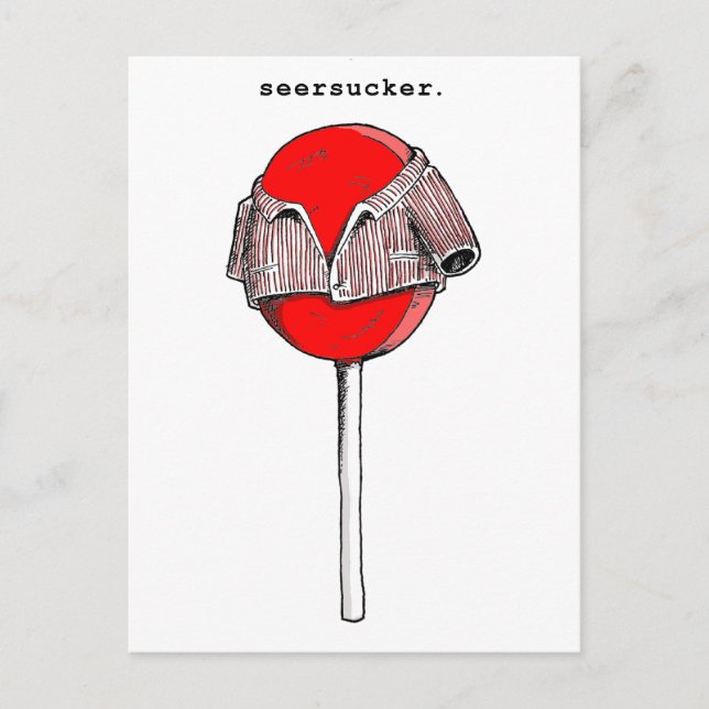 seersucker vykort (Framsida)