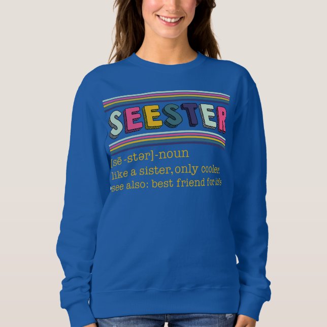 Seesterdefinition som en enda sisterkylare  t shirt (Framsida)