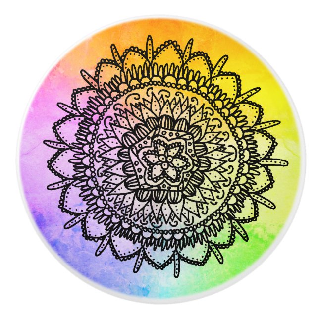 Seestern Mandala Knopp (Framsidan)