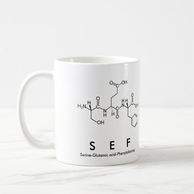 Sef peptide namn mugg (Vänster)