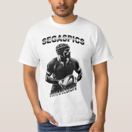 Segaspics Sport und Design - Rugby Football T Shirt
