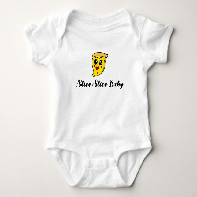 Segce Segce Baby - Cute Pizza Kawaii T Shirt (Framsida)