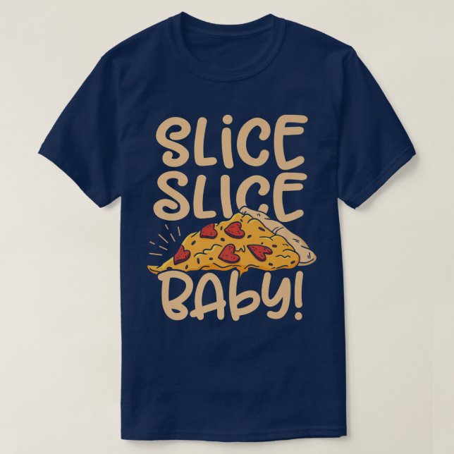 Segce Segce Baby Pizza Älskare Eating Italy Food P T Shirt (Design framsida)