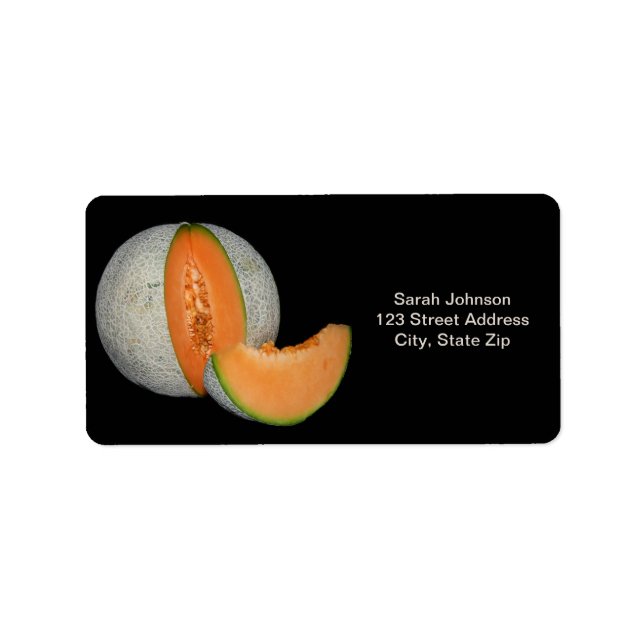 Seged Cantaloupe Melon Adressetikett (Framsidan)