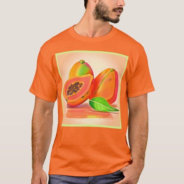 Seged Papaya Freshness T Shirt (Framsida)