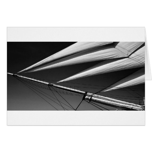 Segel #3 hälsningskort (Framsidan Horizontal)