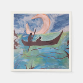 Segel av Moonlight Papper Pappersservett