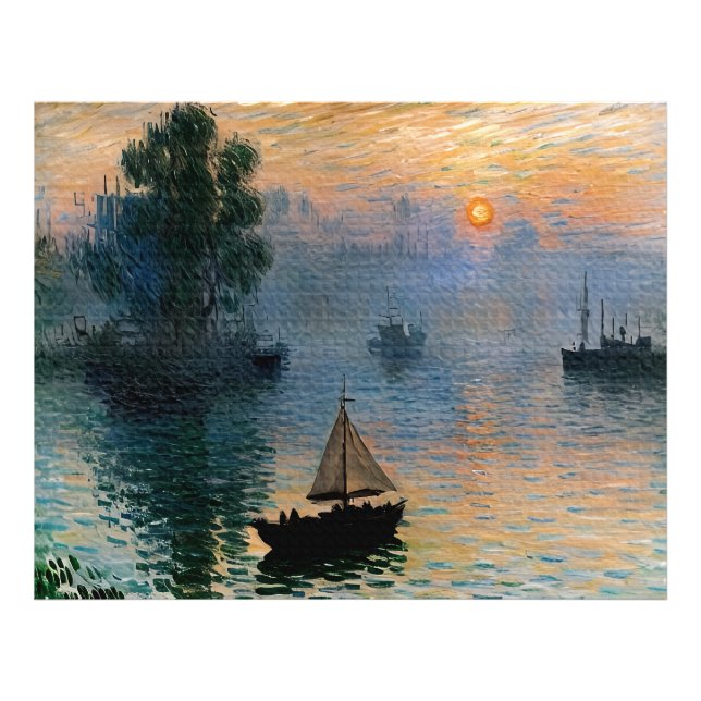 Segel i Sunrise Fototryck (Framsidan)