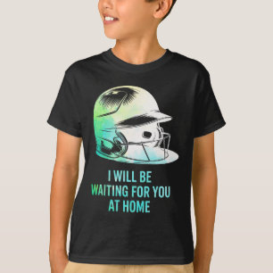 Segel jag kommer att vänta på dig hemma Rolig Soft T Shirt