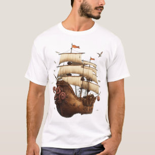 Segel och ankare T-Shirt - Navigating Life'sJourne
