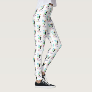 Segel och segel med otyglat Öga Leggings
