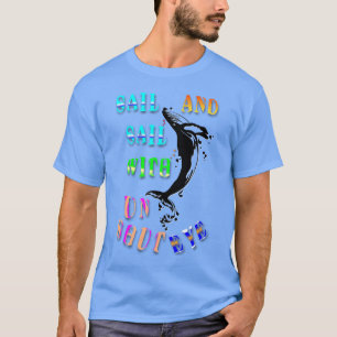 Segel och segel med otyglat Öga T Shirt