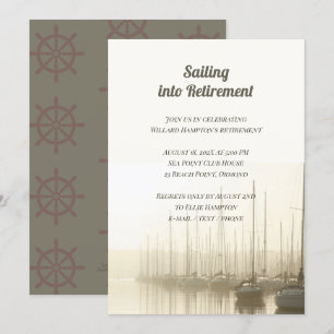 Segel Pension Theme Inbjudningar