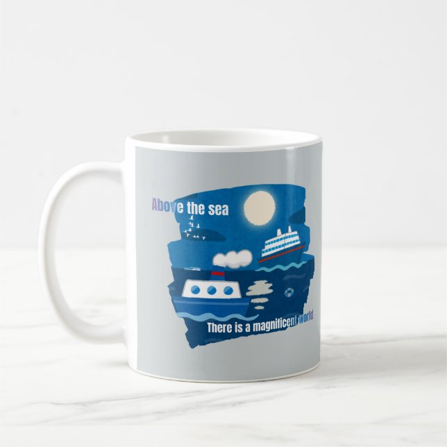 Segel, Soar, Dream: Havets magnifika värld Kaffemugg (Vänster)