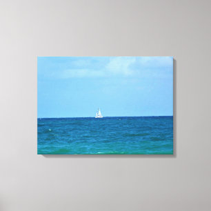 Segelbåt, Fort Lauderdale, Florida Canvastryck