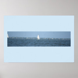 Segelbåt Fotoaffisch Poster