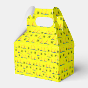 Segelbåt i gabb för favoritbox presentaskar