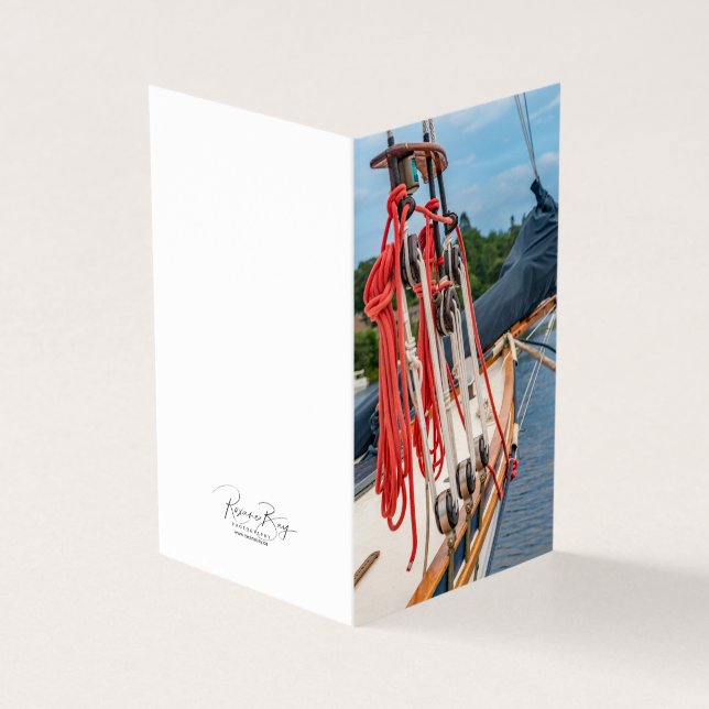 Segelbåt i ugnen kort (Utsida)