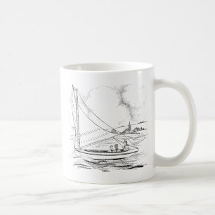 Segelbåt Kaffemugg