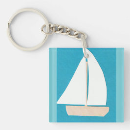 Segelbåt Keychain