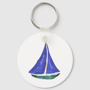 Segelbåt Keychain Nyckelring