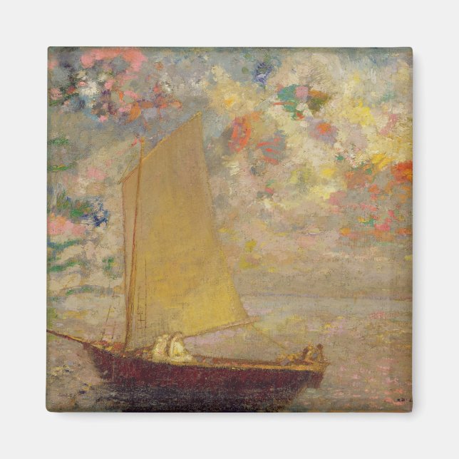 Segelbåt Magnet (Framsidan)