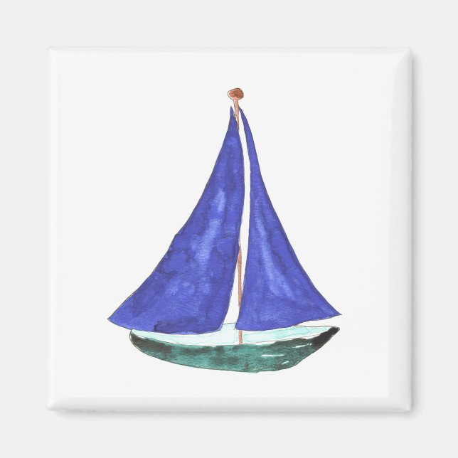 Segelbåt Magnet (Framsidan)
