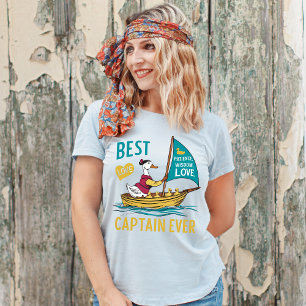 Segelbåt Mamma Anka & Spädbarn - Föräldrar Voyage  T Shirt