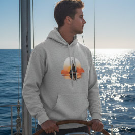 Segelbåt Mans T-Shirt Hoodie