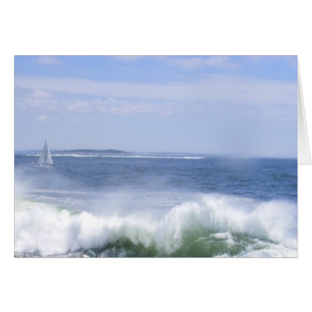 Segelbåt OBS Kort (Framsidan Horizontal)