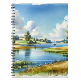 Segelbåt på A Sjö Anteckningsbok