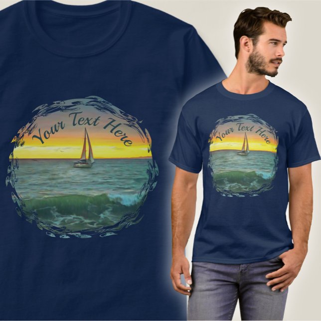 Segelbåt på Banderas Bay 0884 T Shirt (Skapare uppladdad)